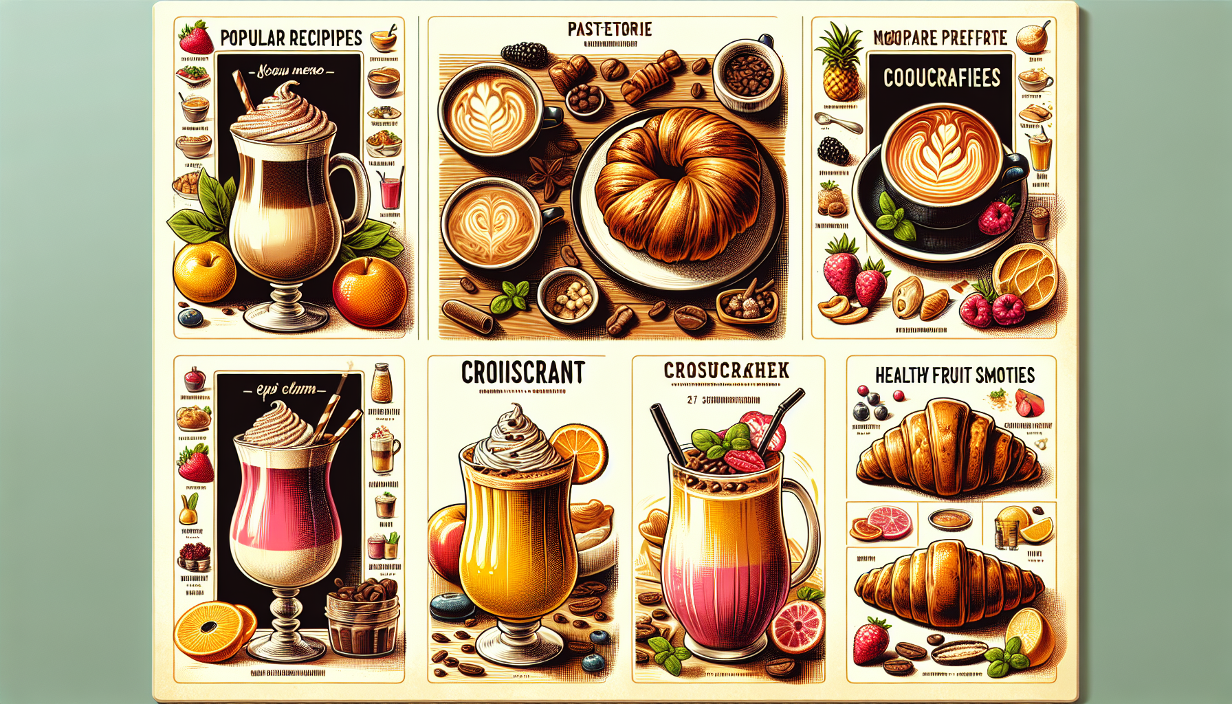 카페에서 인기 많은 메뉴 레시피 모음-두번째